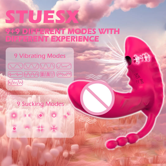 Sex Toys for Women Vibrator 3 IN 1 App Remote Controlled Wearable Dildo Clitoral G Spot Sucking Vibrators Couples Sex Machine