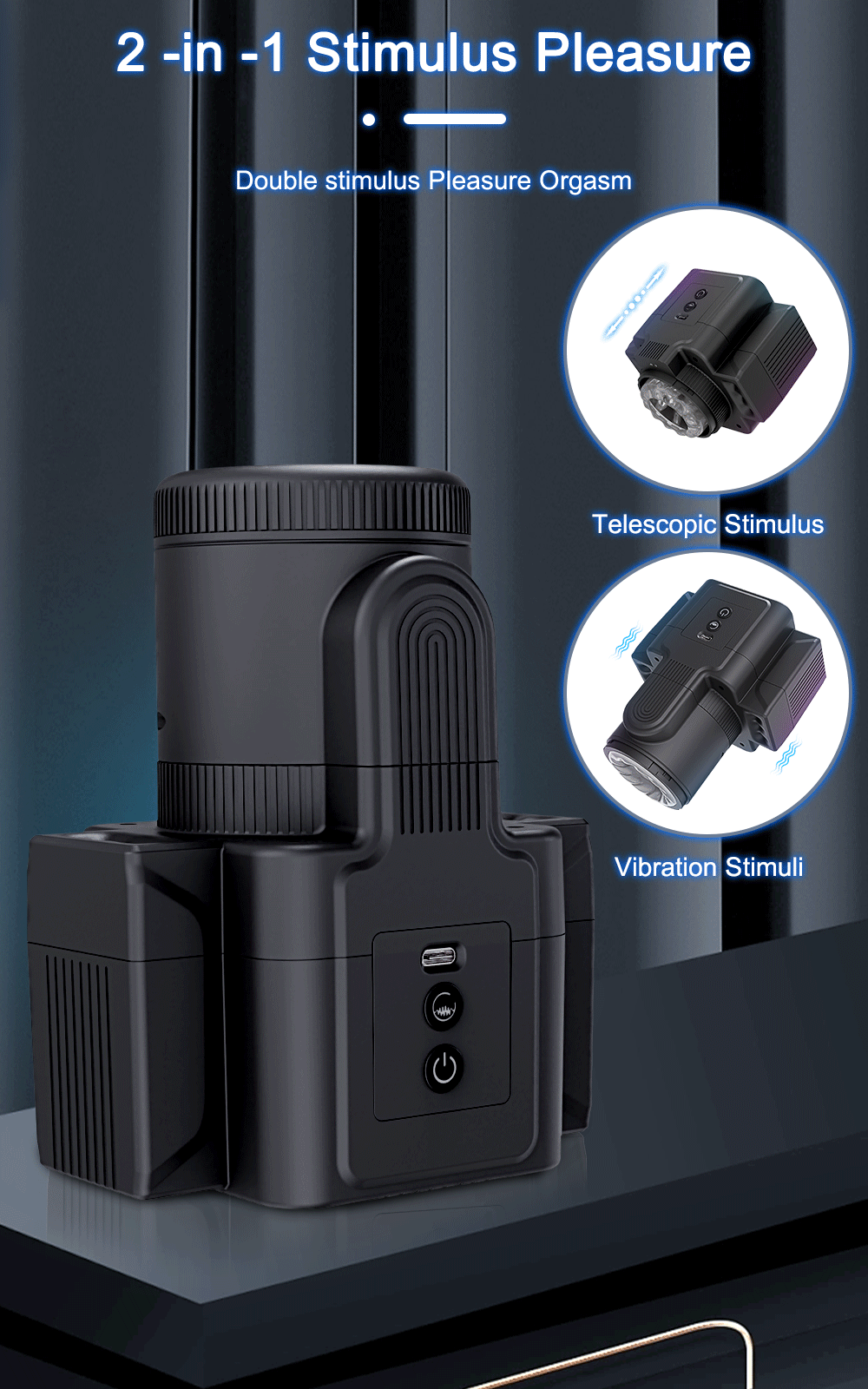 Automatic Masturbators Sex Toys for Men Male Masturbator Cup Thrusting Telescopic Masturbation Piston Open-ended Adult Equipment