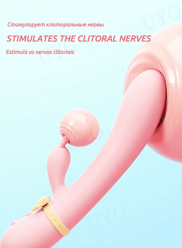 vibrator for woman sex toy Silicone Rabbit Vibrator USB Rechargeable Waterproof G-Spot Stimulating Clitoral Stimulator UYO