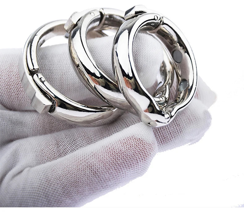 Runyu Metal Penis Ring Circumcision Blocker Glans Cock Ejaculation Delay Training  Semen Lock Ring Adult Sex Toys Aids For Men