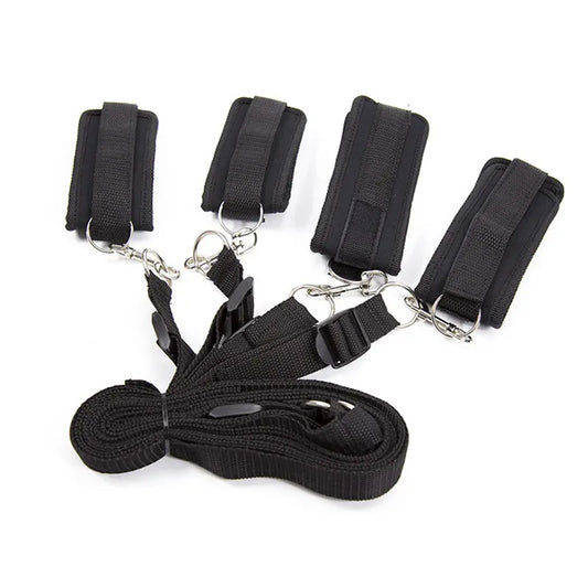 Bdsm Fetish Slave Sex Swing Couples Bed Wrist And Ankle Cuff Bondage Women Adjustable SM Handcuffs Adult Games Erotic Sex Toys