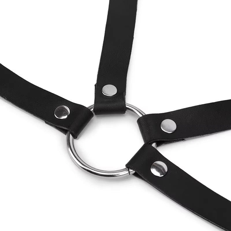 BDSM Women Sexy Body Chest Harness Belt Bondage Lingerie Leather Fetish Clothing Garter Erotic Sex Toys for Couples Strip Club P
