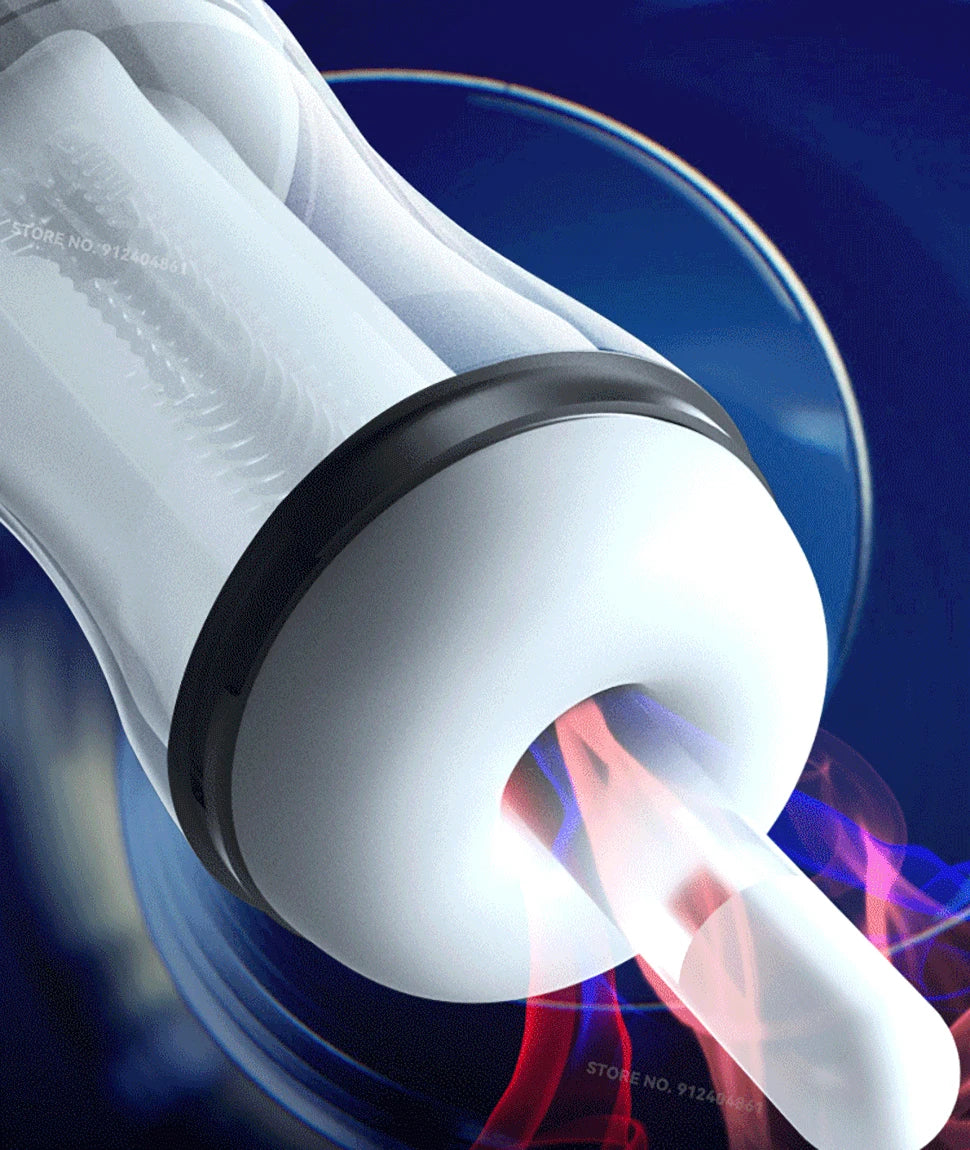 Automatic Sucking Male Masturbators Sex Machine Blowjob Toy Adult Sex Toys for Men Pocket Pussy Stroker Vibration & Suction 18+