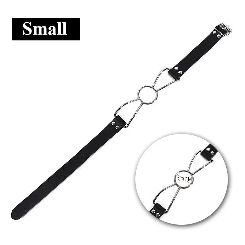 BDSM Ring Gags Open Mouth Adult Toy Bondage Restraints Couples Sex Game Erotic Accessories Oral Sex Toys 18