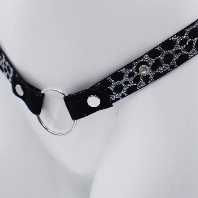 Adult Games BDSM Bondage Penis Ring Male Chastity Cage Anti-off Device Elastic Belt Scrotal Cock Lock Sexy Toys For Sissy Gay18+