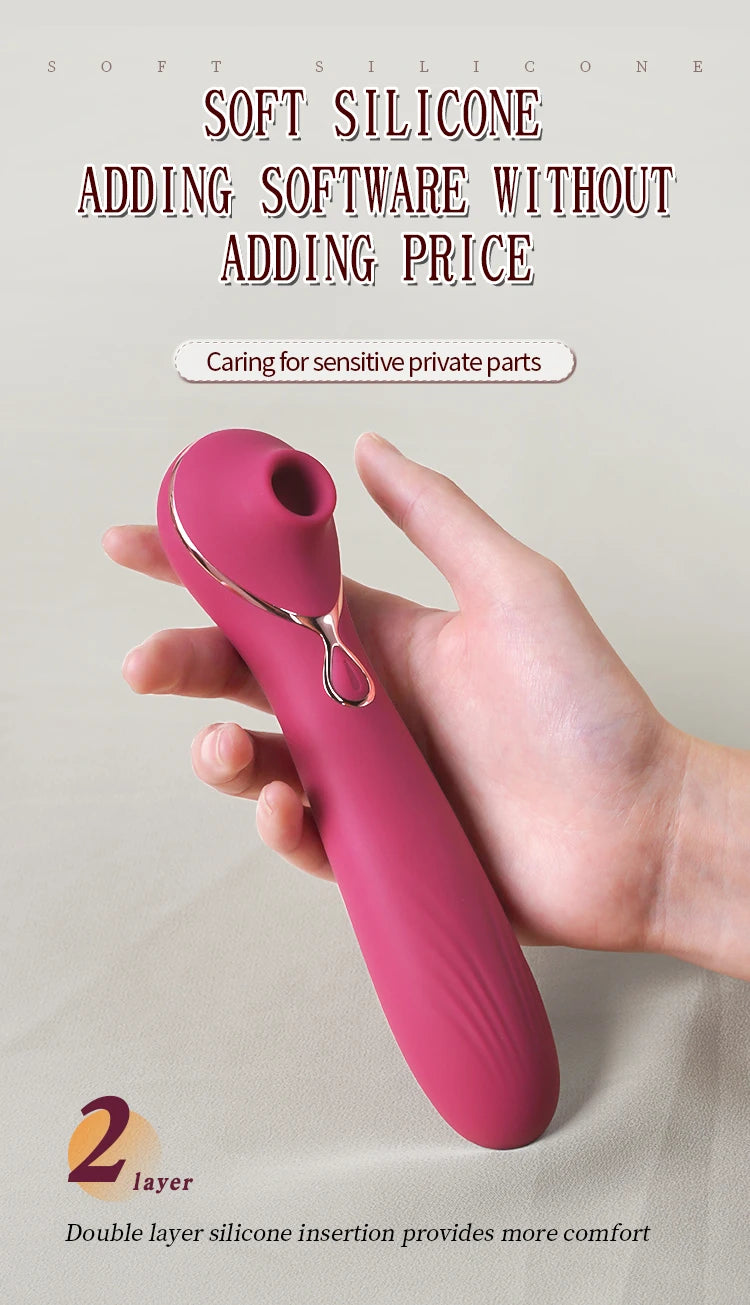 Powerful Sucker Clitoris Sucking Vibrator Female Clit Nipple Oral Vacuum Stimulator Massager Sex Toys Adults Goods for Women