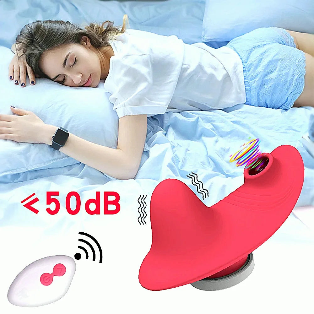 Clitoris Sucker Integrates With Vibrating Panties For Remote Control Stimulation As Adult Sex Toys Designed For Womens Pleasure