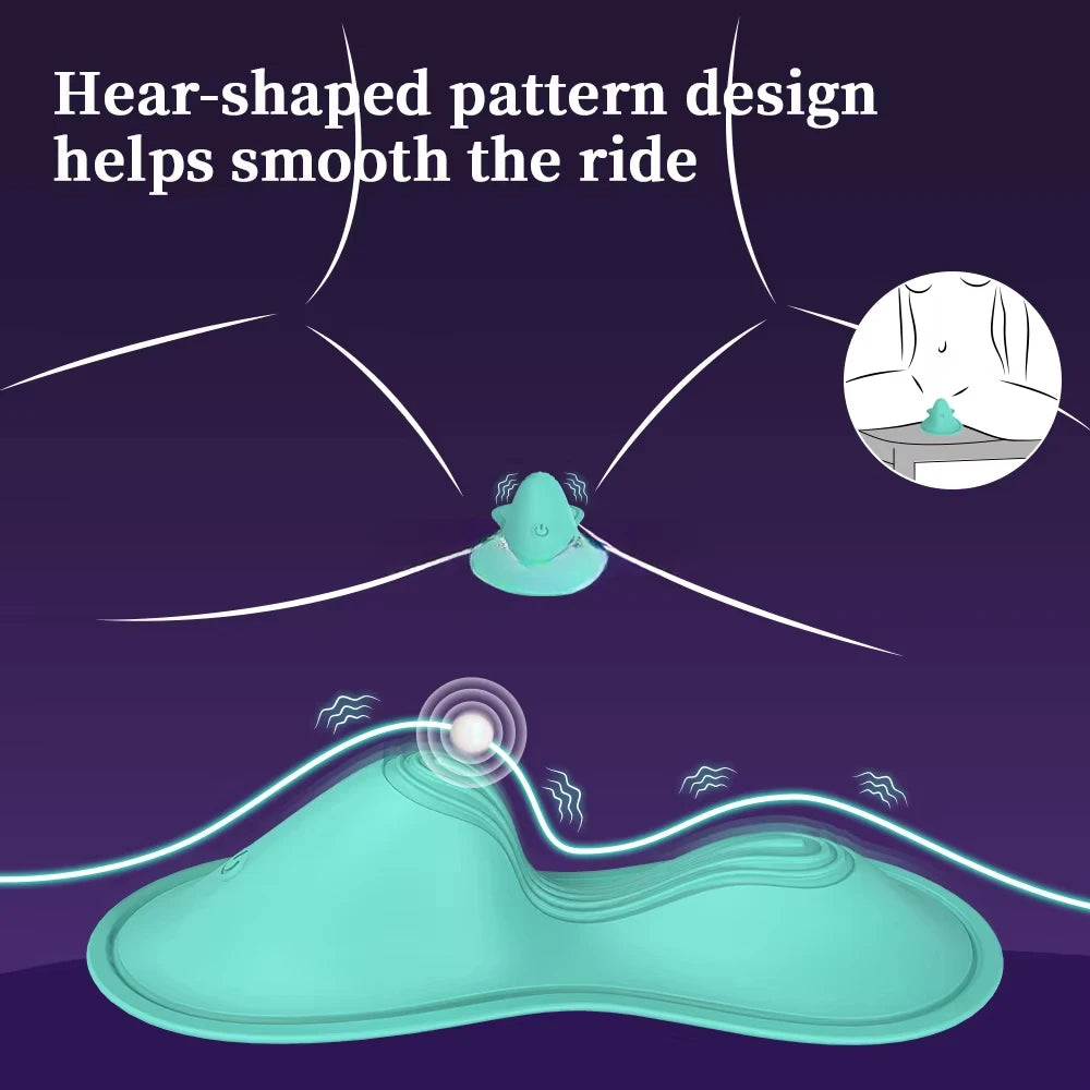 Sitting Vibrators for Women Wholesale 2 in 1 Wearable Vibrators Ride-on Sex Toys App Dual Stimulate Clitoral and Anal Vibrators