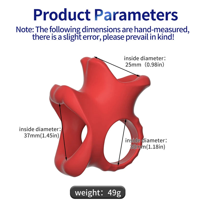 Penis Ring Men SM Testicle Bondage Ball Stretcher Erection Delay Ejaculation Cock Cage Lock Enlargement Sex Toys Couple