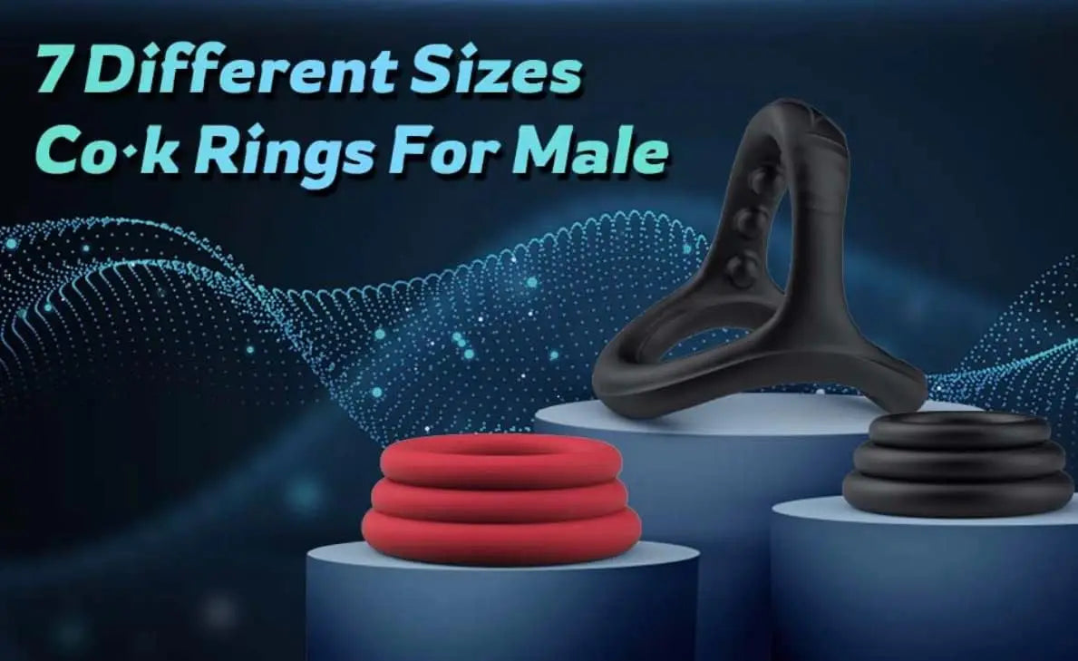 Cockring Penis Cock Ring on for Man Delay Ejaculation Sex Toys for Men Couple Expandable Dick Genital Rings Penisring Adults