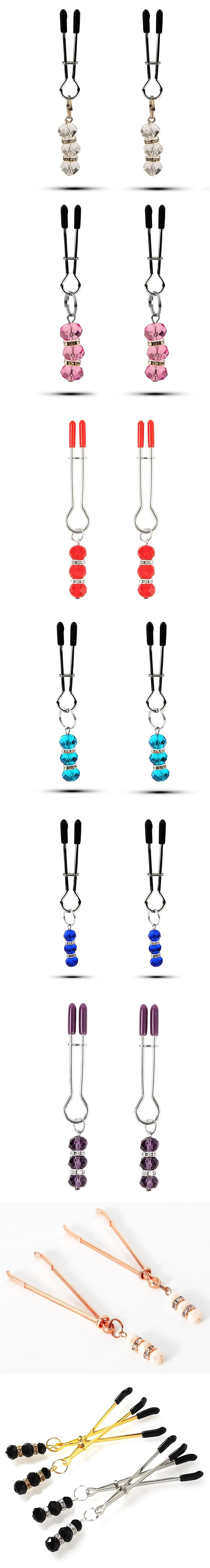 Adults Sex Toys For Women Nipple Stimulation Clamps Couple Erotic Flirt Games Fetish Slave Gay For Nipples Intimate Accessories