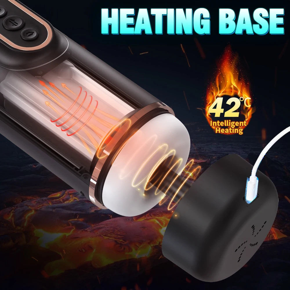 Automatic Thrusting Male Vibrators Sucking Vibrating Modes Pussy Pocket Sex Toys for Men Electric Penis Pump Masturbator Machine