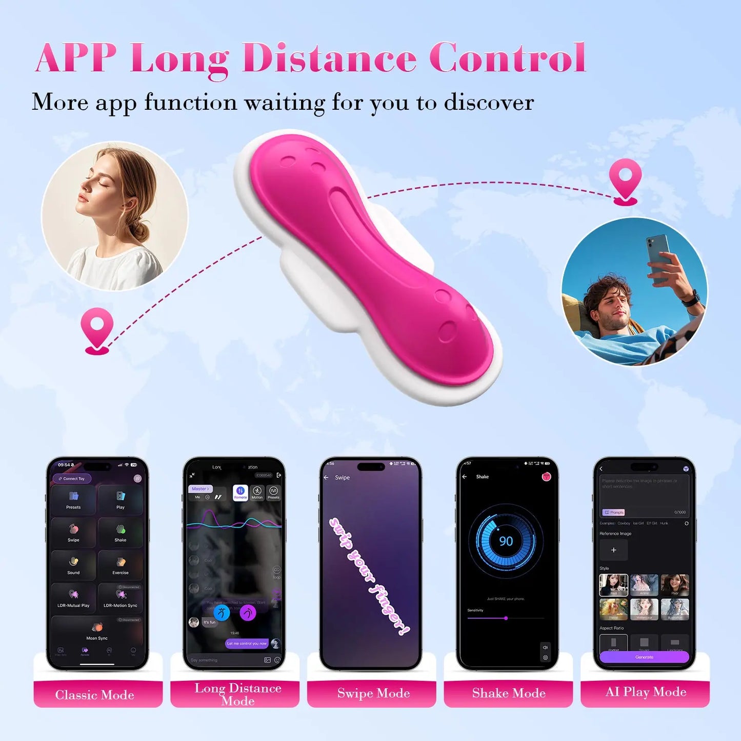 Wearable Panty Vibrator Adult Sex Toys for Women Clit Clitoral Stimulator 7 Vibration Remote App Control Sexy Toy for Women