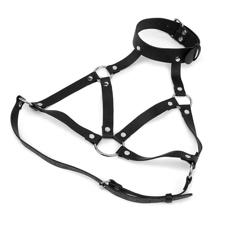 BDSM Women Sexy Body Chest Harness Belt Bondage Lingerie Leather Fetish Clothing Garter Erotic Sex Toys for Couples Strip Club P