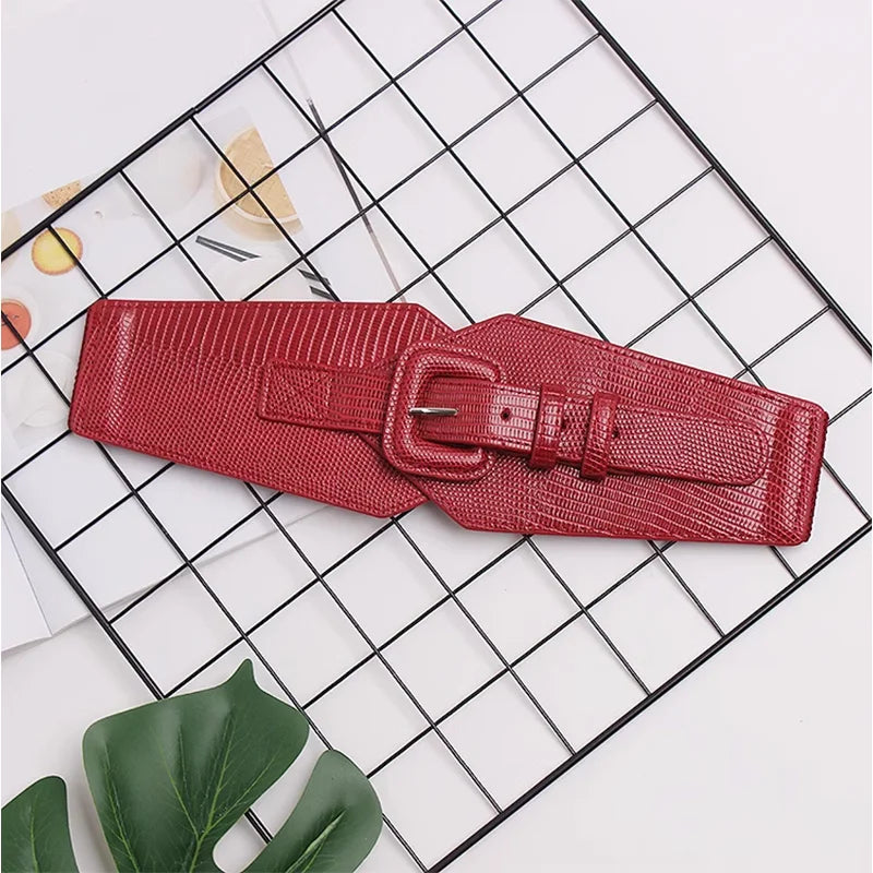Plus Size Corset Belt Female Designer Belts For Women Dresses Wide Stretch Cummerbunds Elastic Ceinture Femmel Big Waistband