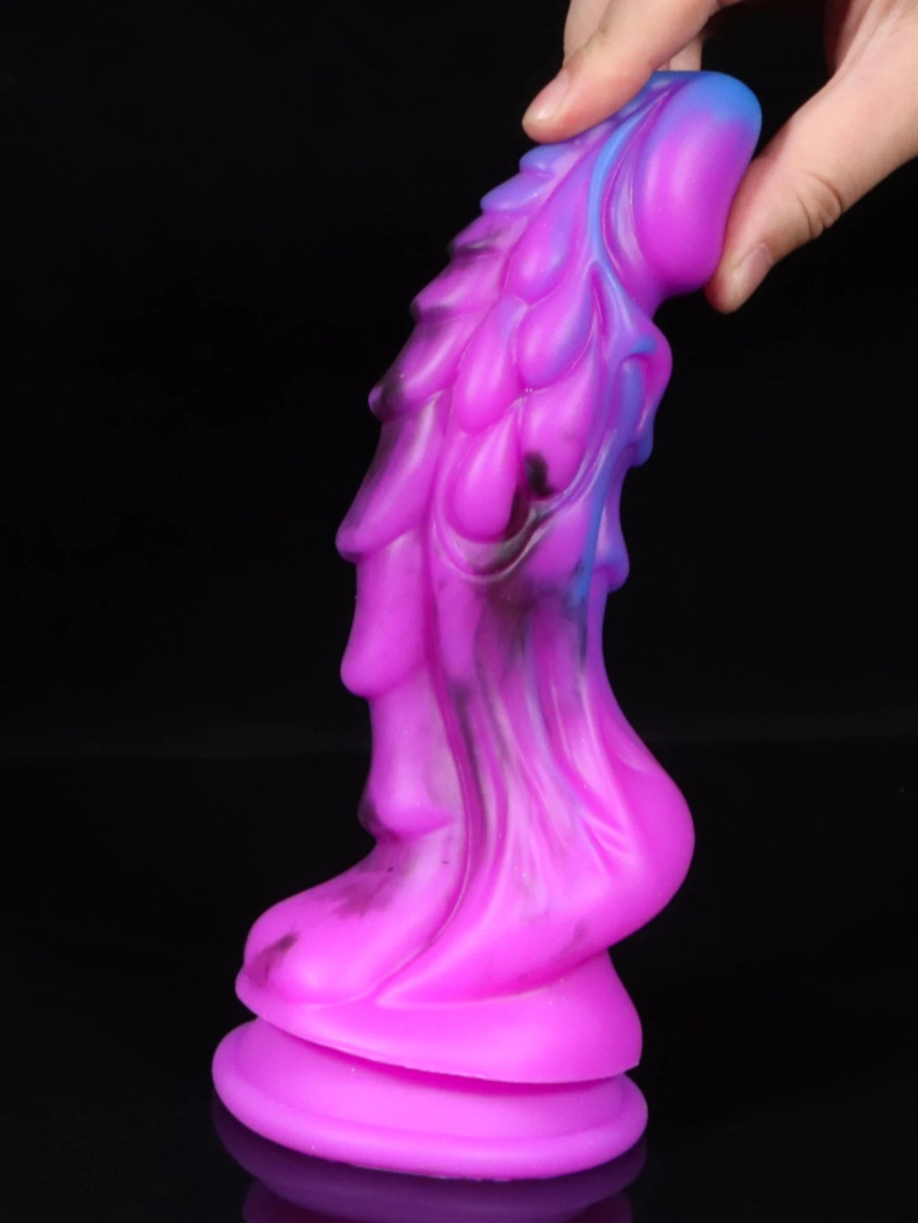Colourful Glowing Dildo Sex Toys for Women Men Luminous Anal Plug Dick Penis Huge Dragon Monster Soft Big Butt Plug Adult Toy