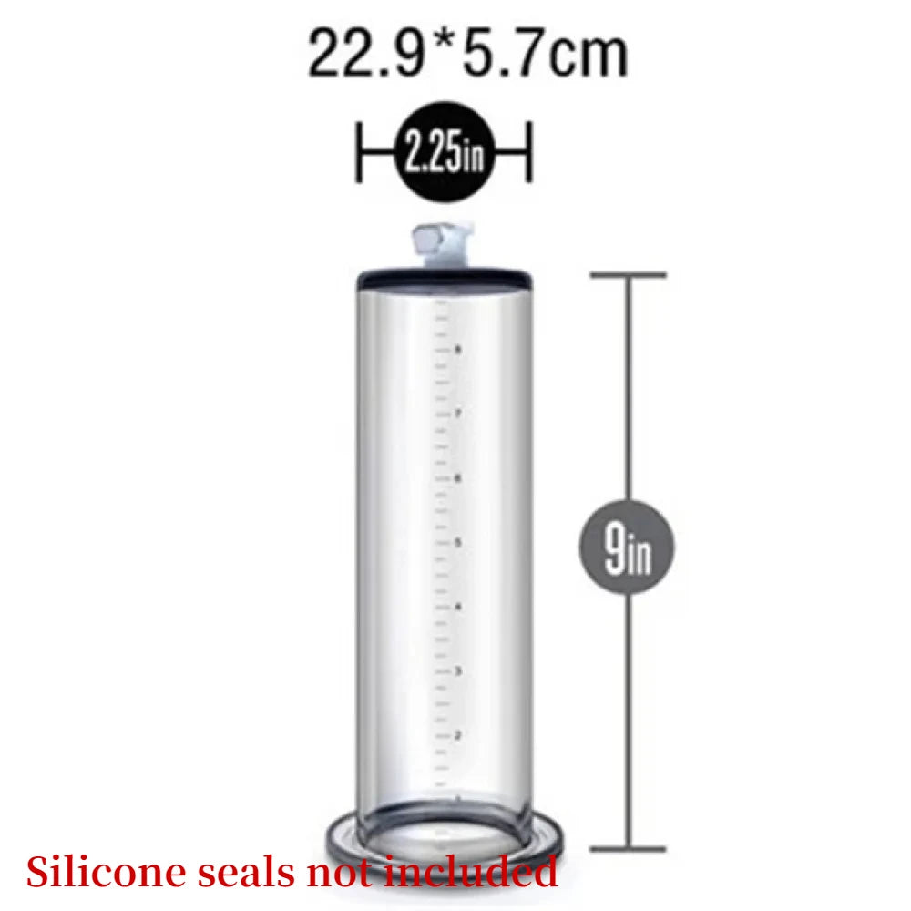 2023 New Male Penis Pump Vacuum Suction Pump Metal Silicone Male Enlargement Trainer Penis Massager Male Exercise Adult Sex Toys