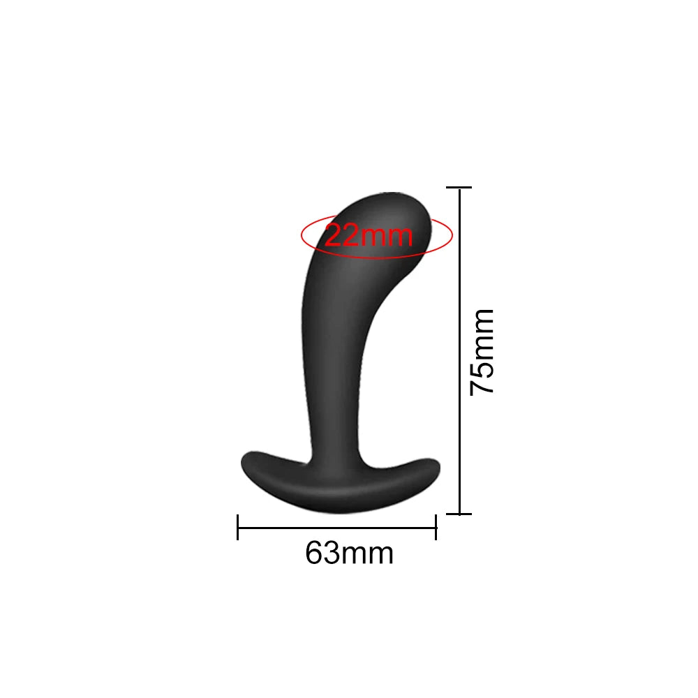 Prostate Massage Penis Fake Insert G Spot Unisex Toy for Man Women Silicone Anal Butt Plug Wearable Stimulation Ball Dildo 18+