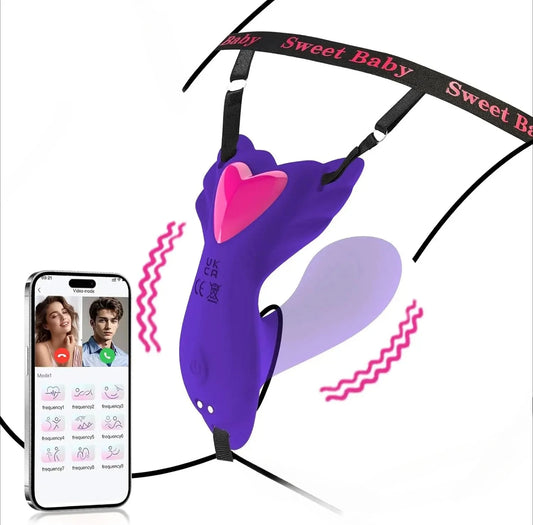 APP Control Panty Wearable Vibrator for Women Insert Dildo Clit Stimulation G Spot Massager Adult Sex Toys Sexual Pleasure Tools