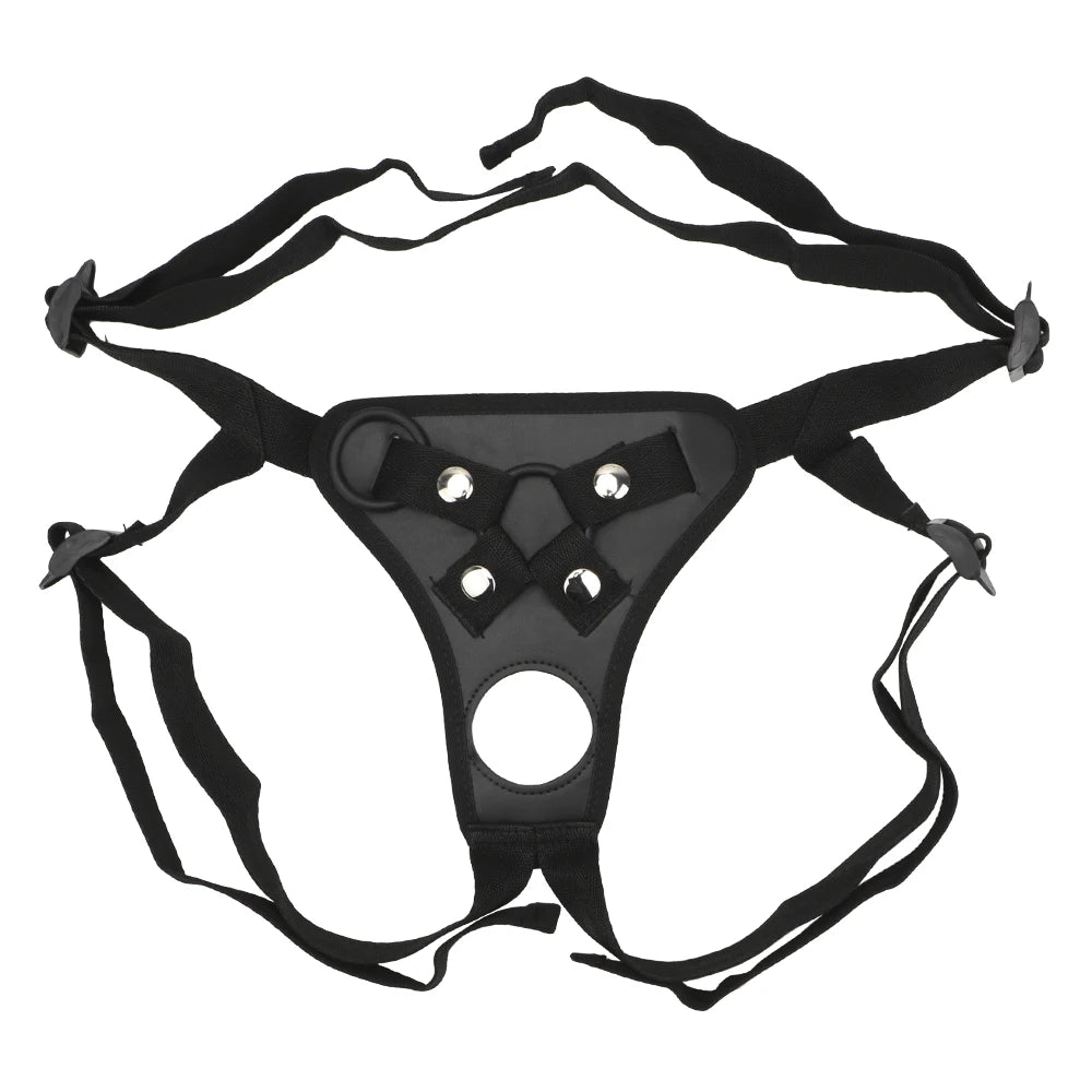 Wearable Penis Panties Erotic Costumes Adjustable Harness Belt With Rings Strapon Realistic Dildo Pants Strap On Dildos Pants