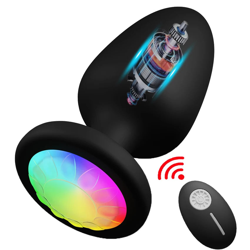 360° Rotation Wireless Control Anal Vibrator APP Bluetooth Butt Plug Men Prostate Massager Male Ass Anal Adult Sex Toys Couples