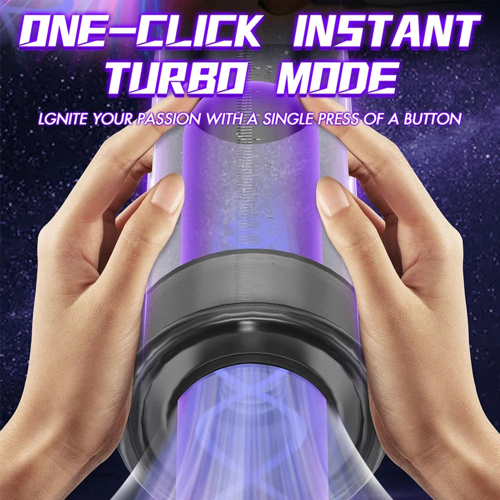 Electric Penis Pump Penis Enlarger Vacuum Pump Sex Toys for Men Penile Bigger Trainer Adult Male Masturbator Penis Enlargement