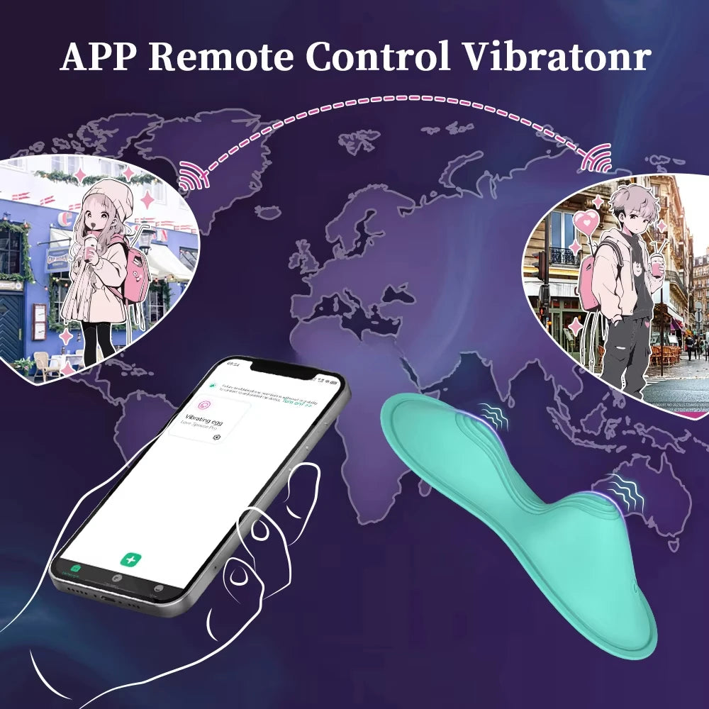 Sitting Vibrators for Women Wholesale 2 in 1 Wearable Vibrators Ride-on Sex Toys App Dual Stimulate Clitoral and Anal Vibrators