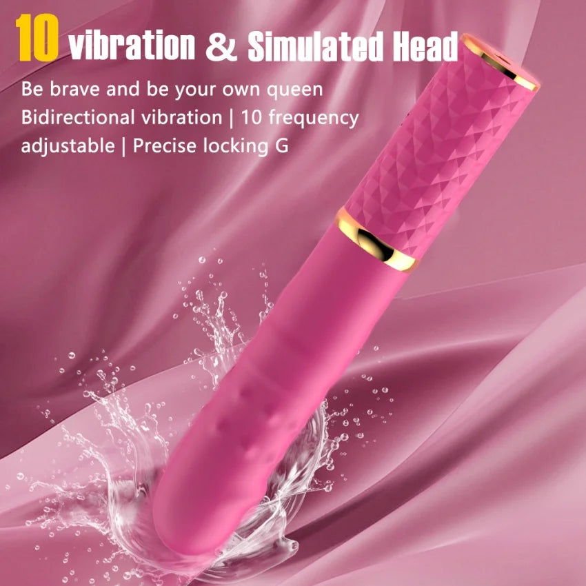 Masturbation Sex Machine for women Automatic App Retractable Vibrator Dildo G-Spot Vaginal Clit Stimulation Massage Adult Produc