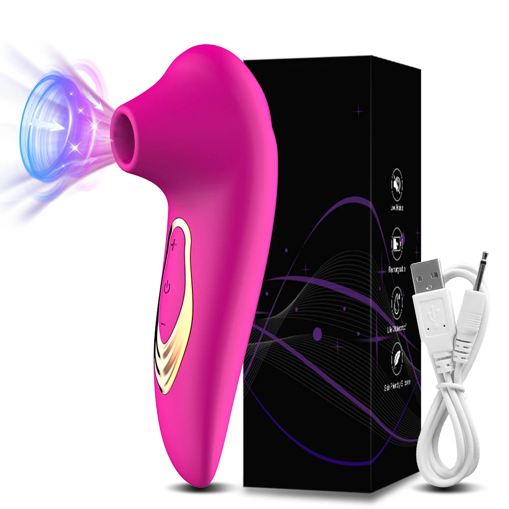Sucker Clitoris Powerful Sucking Vibrator Female Clit Nipple Oral Vacuum Stimulator Massager Sex Toys Adults Goods for Women