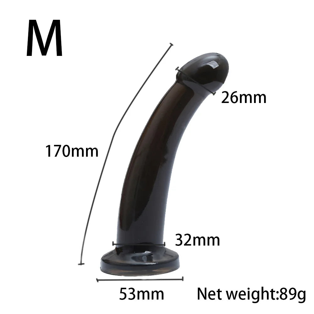 Body - Safe Artificial Dildo Anal Butt Plug Trainer, Graduated Sizes, Dual - Purpose for Unisex, Ideal for Women, Gays and Lesbi