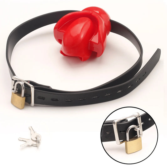 BDSM Silicone Mouth Water Ball Mouth Stopper Fun Fixed Tongue Stopper Ball
