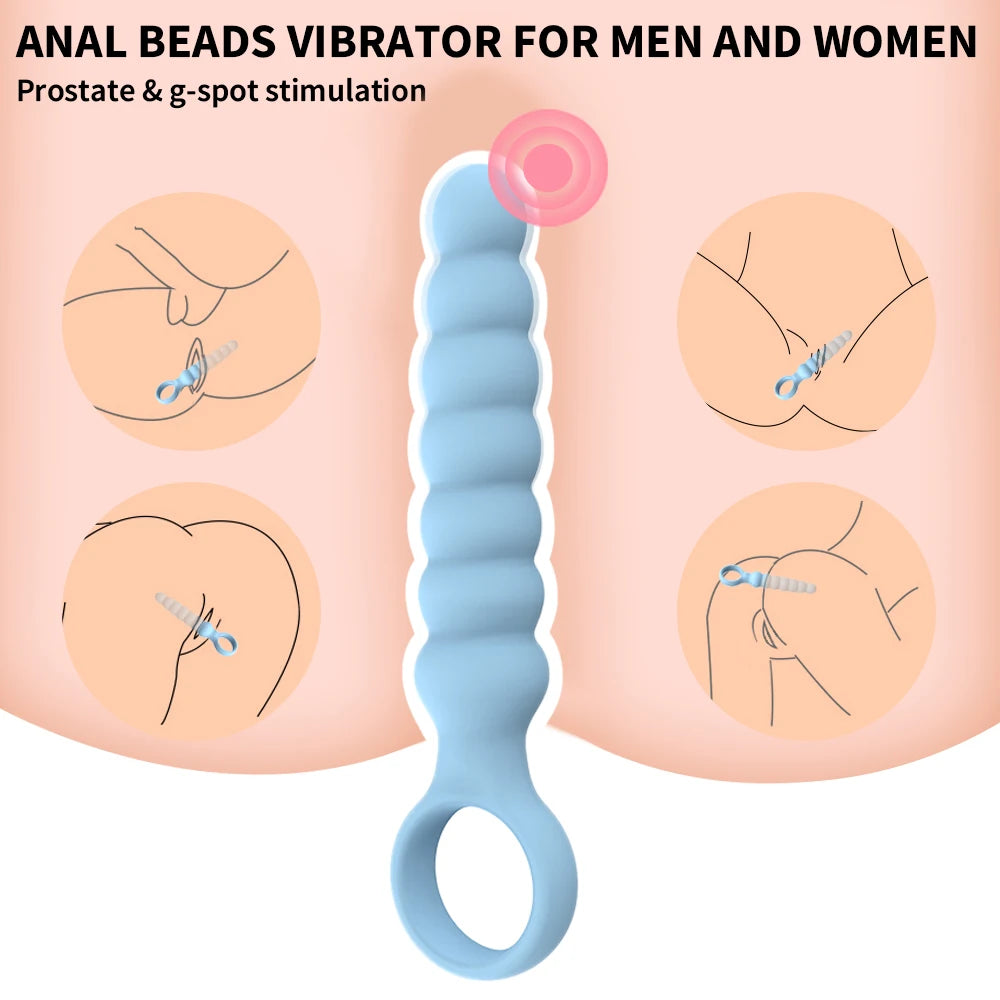 Anal Vibrator Anal Beads Butt Plug Dildo Sex Toys For Woman Men Couples Prostate Massager Female Masturbator Adult Sex Products