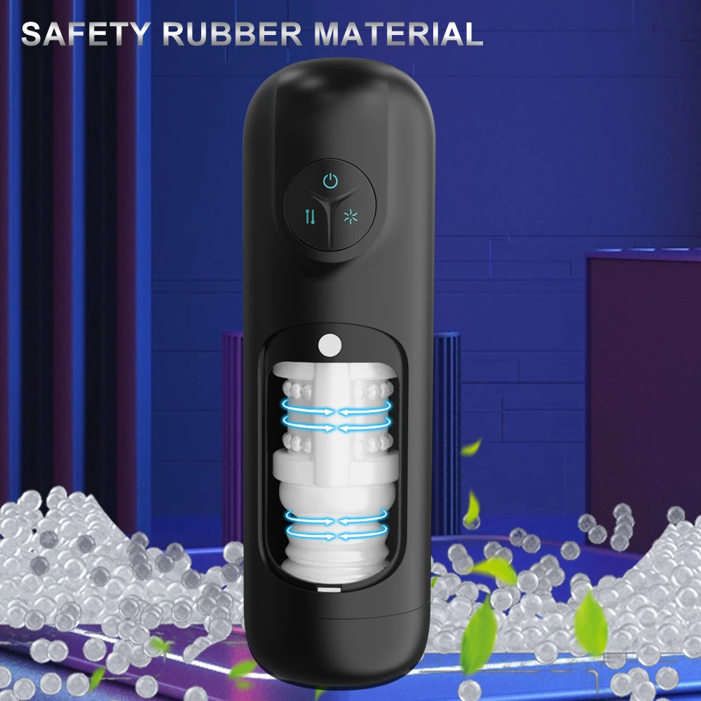 Male Masturbators Automatic Sucks Sex Machines 8 High-Speed Penis stamina Magnify Trainer Vagina Blowjob Adult Sex Toy for Men