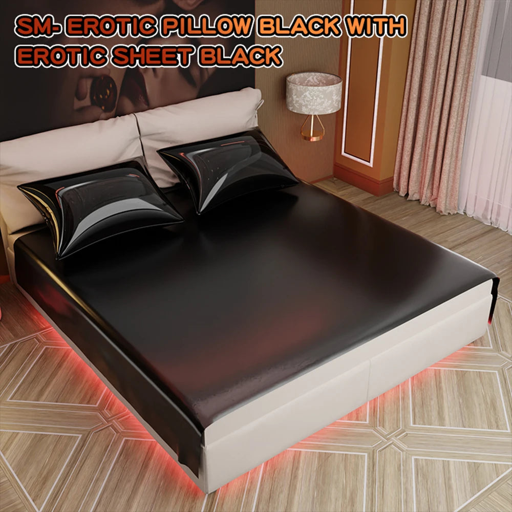 BDSM Lubricant Waterproof Adult Sex Bed Sheets Couple SM Slave Oil Massage Wax Resist Reusable Bed Cover Wetplay Sex Tool 2.1X2M