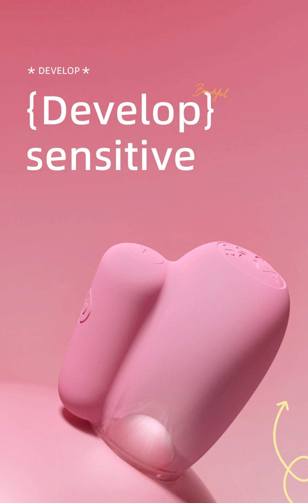 10 Frequency Nipple Sucking Vibrator Pink G Spot Nipple Breast Massage Adult Sex Toys for Women Female Masturbating Supplies