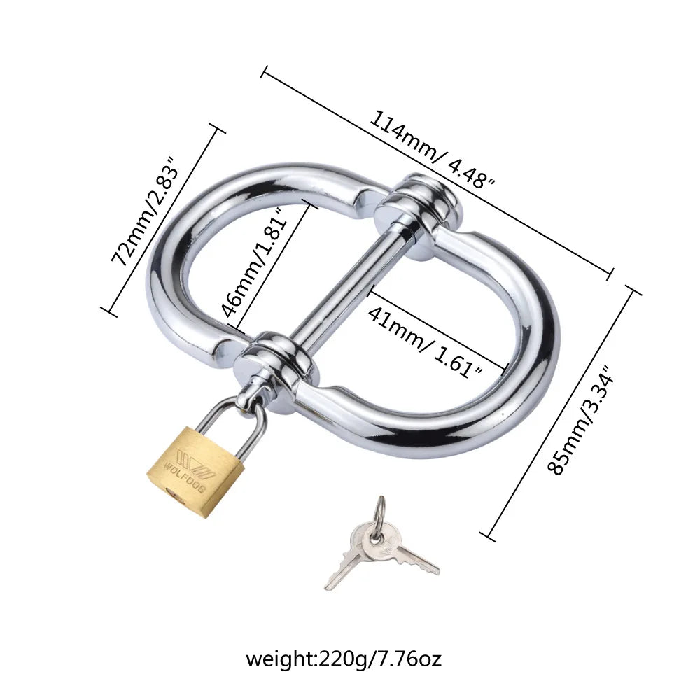Metal BDSM Toys Games Restraints Handcuffs with Keys Sex Toys for Couples Ankle Detachable Cuff Bondage Bracelet Erotic Sex Shop