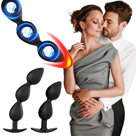 Safe Silicone Anal Plug Dildo Vibrator Sex toys for Men Women Prostate Massager Butt Plugs Erotic Flirt Sex Toy Prostate Massage
