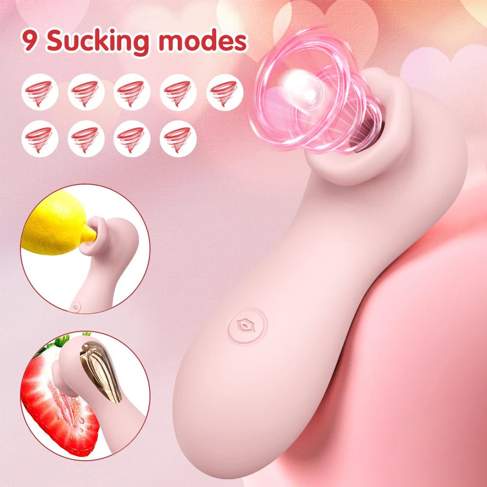 Sex Toys Sucking Vibrator Powerful Licking Clitoris Clit Sucker for Women Female Vacuum Sucker Nipples Stimulator Massager