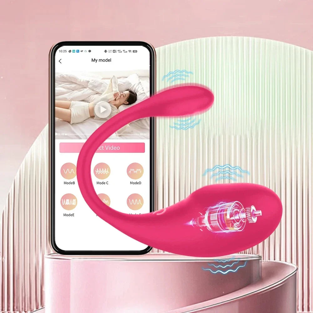 APP Controlled Vaginal Vibrators G Spot Anal Vibrating Egg Massager Wearable Stimulator Adult Sex Toys for Women Couples
