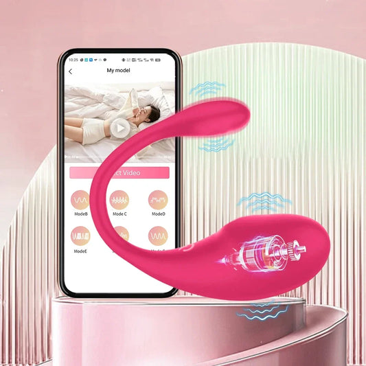 APP Controlled Vaginal Vibrators G Spot Anal Vibrating Egg Massager Wearable Stimulator Adult Sex Toys for Women Couples