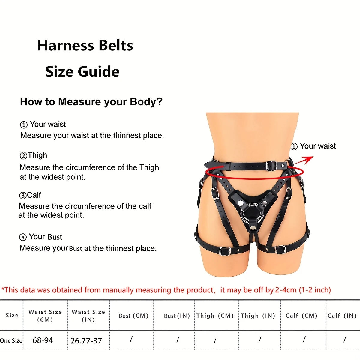Women Sexy PU Leather strapon harness, Punk harness belt Strap on, Accessories For Party Dating.
