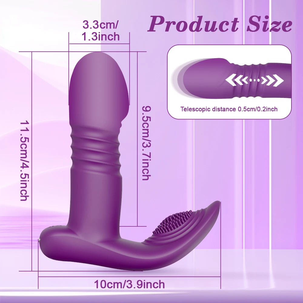 Sex Toy APP Telescopic Vibrator for Women Clitoris Stimulator Wearable G-Spot Dildo Vagina Massager Female Toy Adult Products
