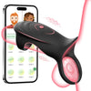 APP Controlled Penis Ring Vibrator Sex Toys for Men 10 Vibration Cock Sleeve G Spot Vibrator Couples Adult Toys Games 18+