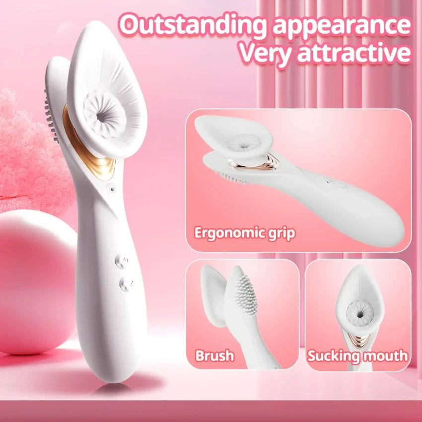 Powerful Vibration Sucking Vibrator for Women Vibrating Clitoris Sucker Female Oral Nipple Stimulator Sex Toys for Adults Goods