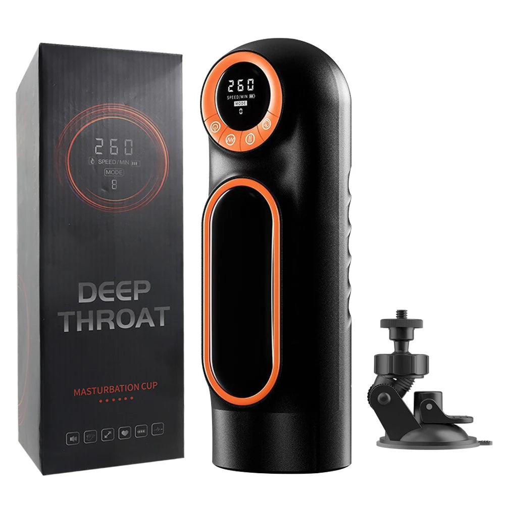 Male Masturbation Cup Blowjob Sex Machine For Men Dick Stroker with Thrusting Vibrating Sucking Modes Sexual Pleasure Tools
