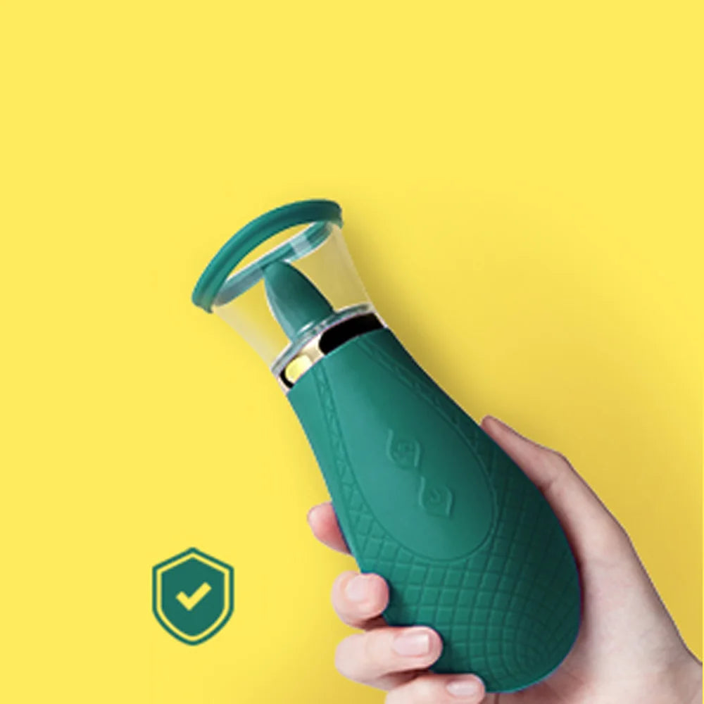 Woman nipples clitoris licker tongue vibrator orgasm vagina sucking massager stimulator female masturbator sex toys for couples