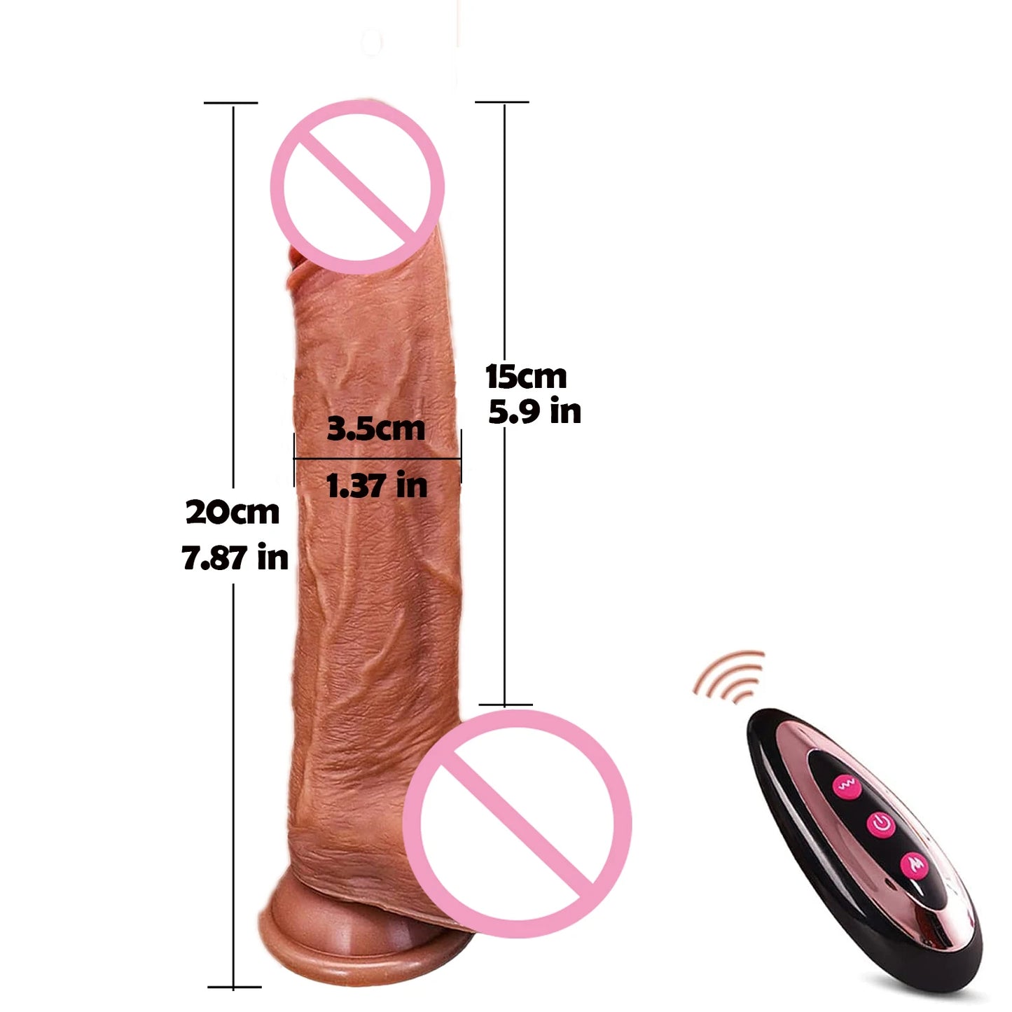 Realistic Dildo Vibrator Heating Big Dick Penis Penetration Anal Telescopic Vibrator Female Vagina Stimulator Sex Toys for Women