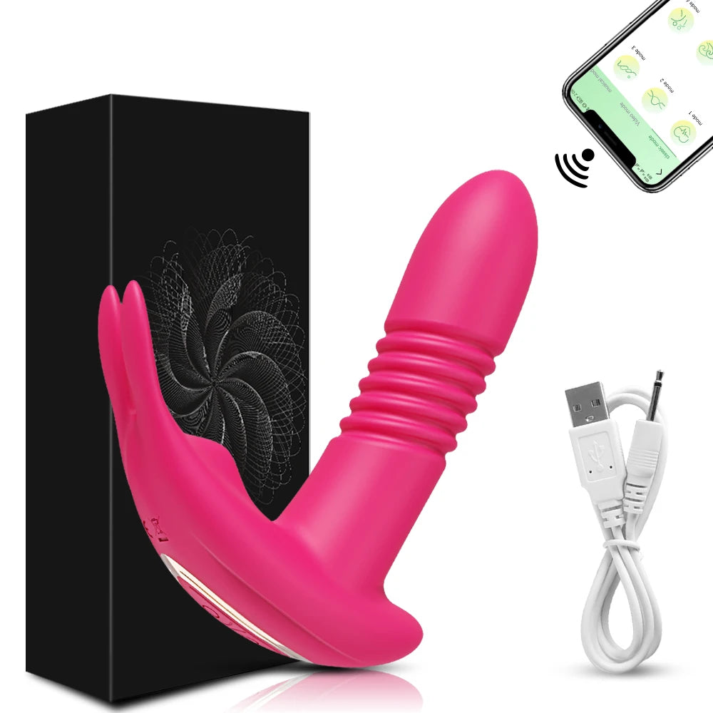 Wearable Dildo Sex Toys Vibrador Remote Control APP Panty Vibrator for Women Masturbator Vagina Massager Couples Adult Sex Toy