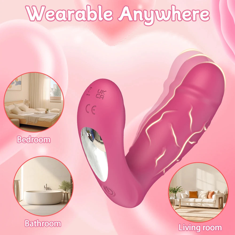 APP Control Vibrator Dildo Sex toys for Women Wearable Vibrator Clitoris Vagina Stimulator Female Masturbation Sextoy for Adults