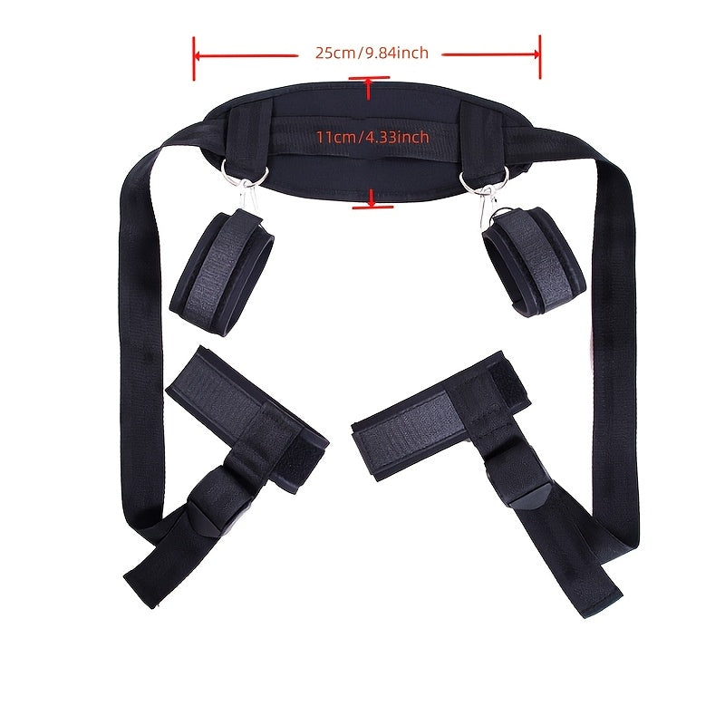 1pc Hand & Foot Bondage Bondage Erotic Body Position Toy Belt, BDSM Adult Products, Sexy, Sexual Aid Toys, Magic Split Legs with Pillows, Sexual Regulation Bondage Adult Products Friend Gifts, Erotic Body Position, Sexual Aid